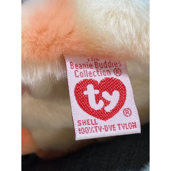 Ty Rainbow Beanie Buddy Chameleon Plush1999 Multicolor Tie-Dyed Bean Bag - Picture 15 of 15